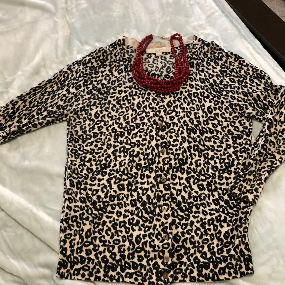Animal print ATL sweater